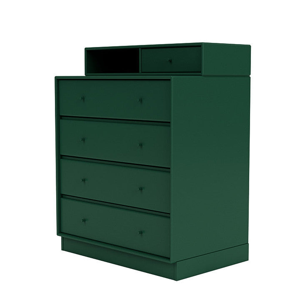 Montana Keep Chest of Tirys with 7 cm Slinth, Pine Green