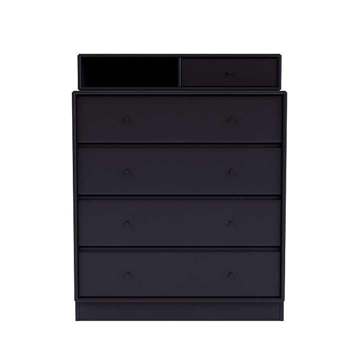 Montana Keep Chest Of Drawers With 7 Cm Plinth, Shadow