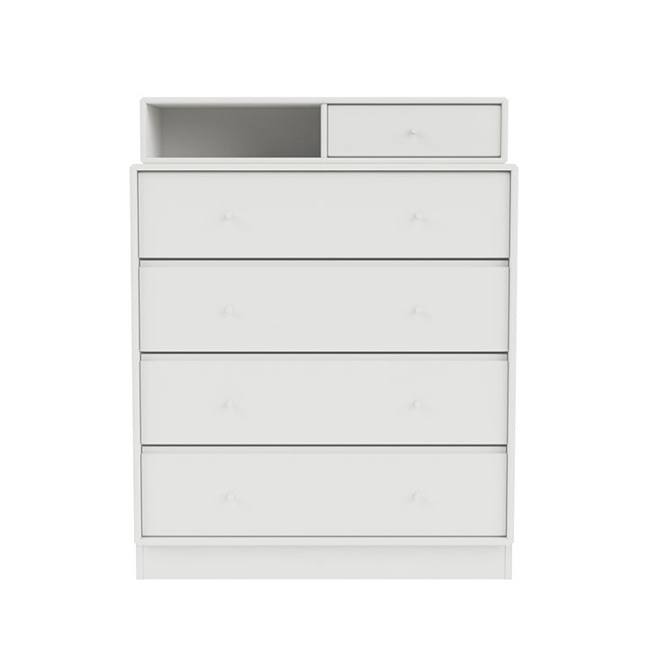 Montana Keep Chest Of Drawers With 7 Cm Plinth, White