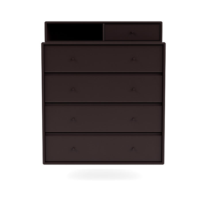 Montana Keep Bre of Drawers With Suspension Rail, Balsamic Brown