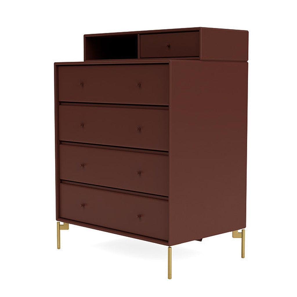 Montana Keep Bre of Drawers With Ben, Masala/Brass