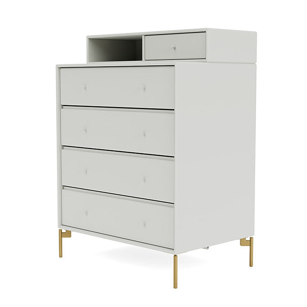 Montana Keep Bre of Drawers With Ben, Nordic/Brass