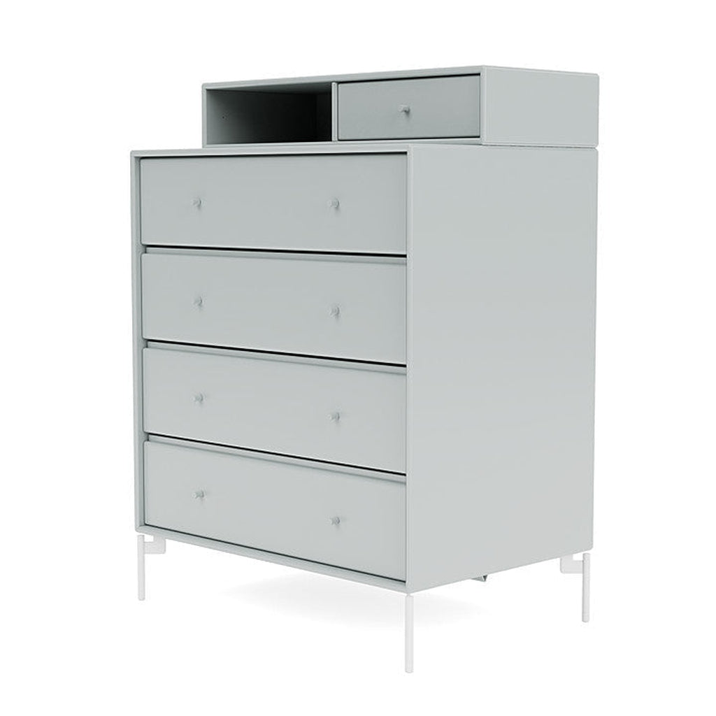 Montana Keep Chest Of Drawers, Oyster/Snow White