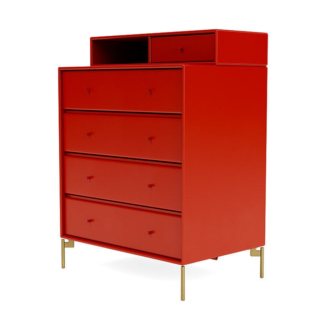 Montana Keep Bre of Drawers With Ben, Rosehip/Brass