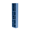 Montana Loom High Bookcase con plinto da 3 cm, Azure Blue