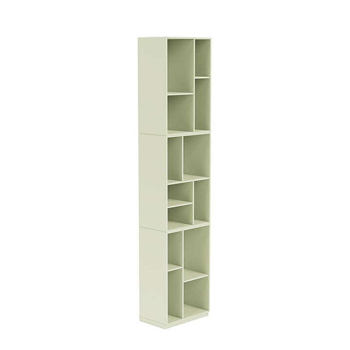 Montana Loom High Bookcase With 3 Cm Plinth, Pomelo Green