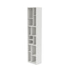 Montana Loom High Bookcase con plinto da 3 cm, bianco