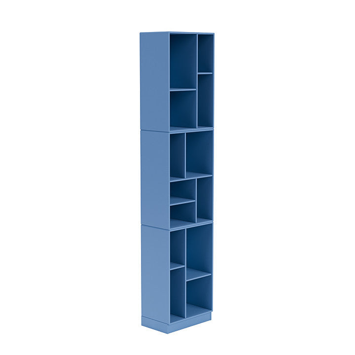 Montana Loom High Bookcase With 7 Cm Plinth, Azure Blue