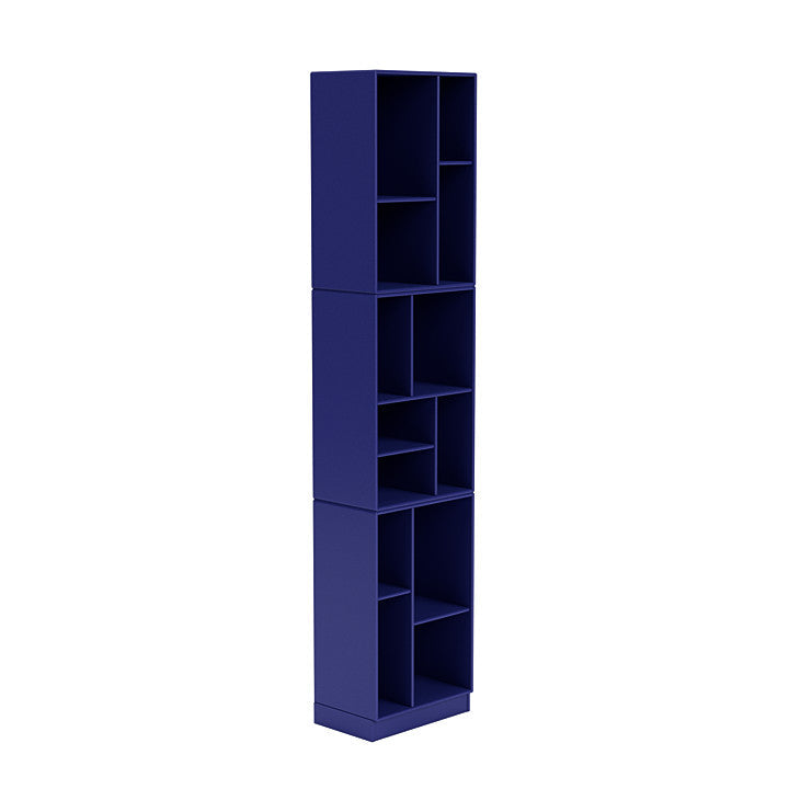 Montana Loom High Bookcase con 7 cm Plinth, Monarch Blue