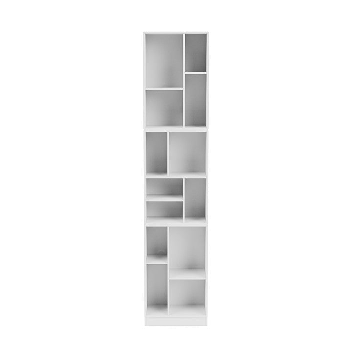 Montana Loom High Bookcase con 7 cm Plinth, nuovo bianco