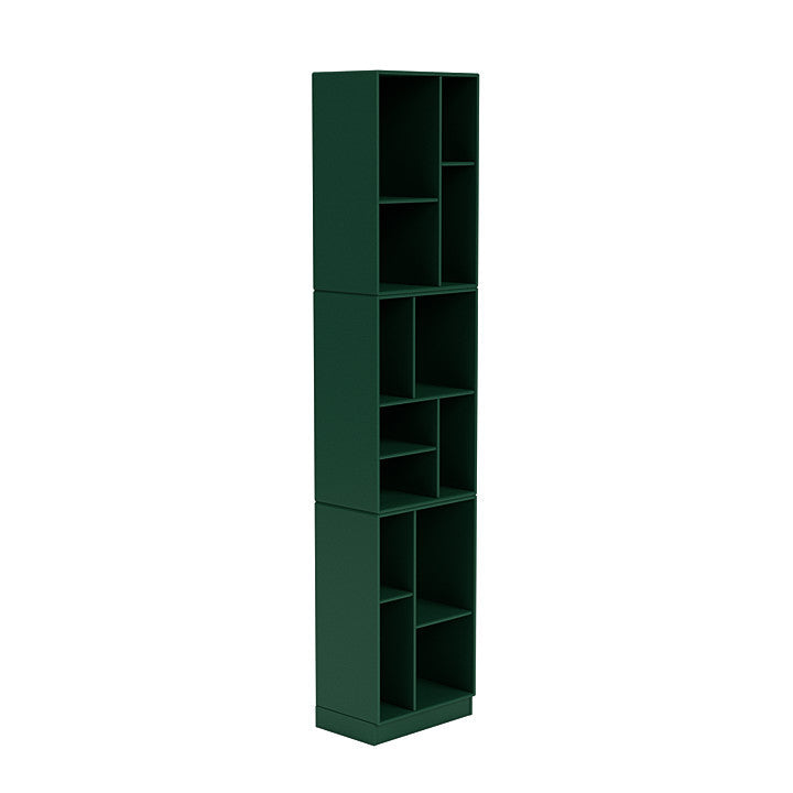 Montana Loom High Bookcase med 7 cm sockel, tallgrön