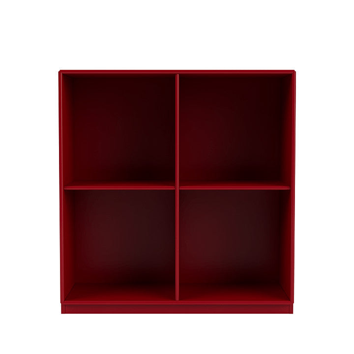 Montana Show Bookcase con zócalo de 3 cm, remolacha roja