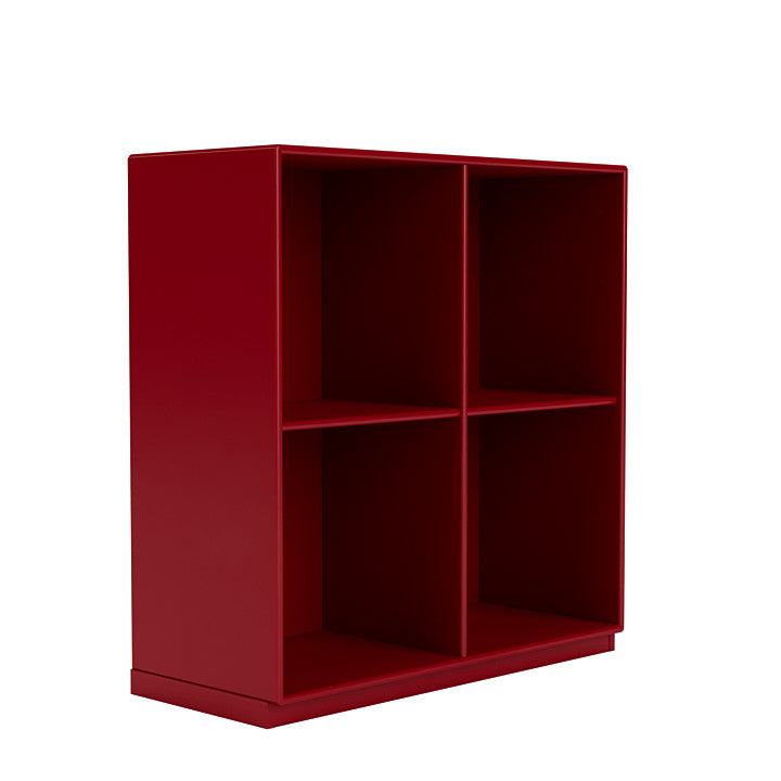 Montana Show Bookcase con zócalo de 3 cm, remolacha roja