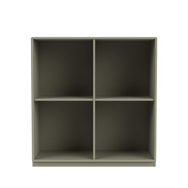 Montana Show Bookcase With 3 Cm Plinth, Fennel Green