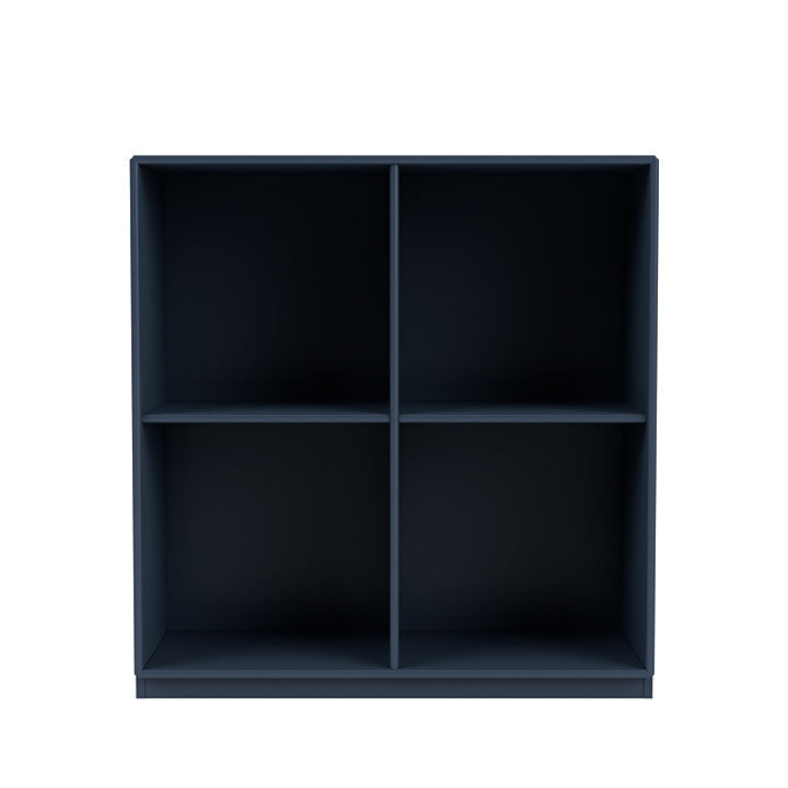 Montana Show -Bücherregal mit 3 cm Sockel, Juniper Blau