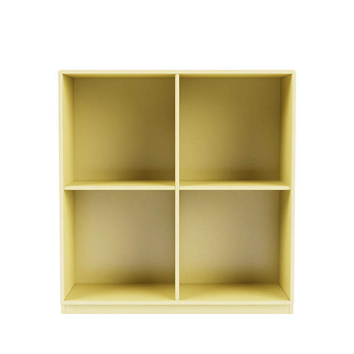 Montana Show boekenkast met 3 cm plint, kamille geel
