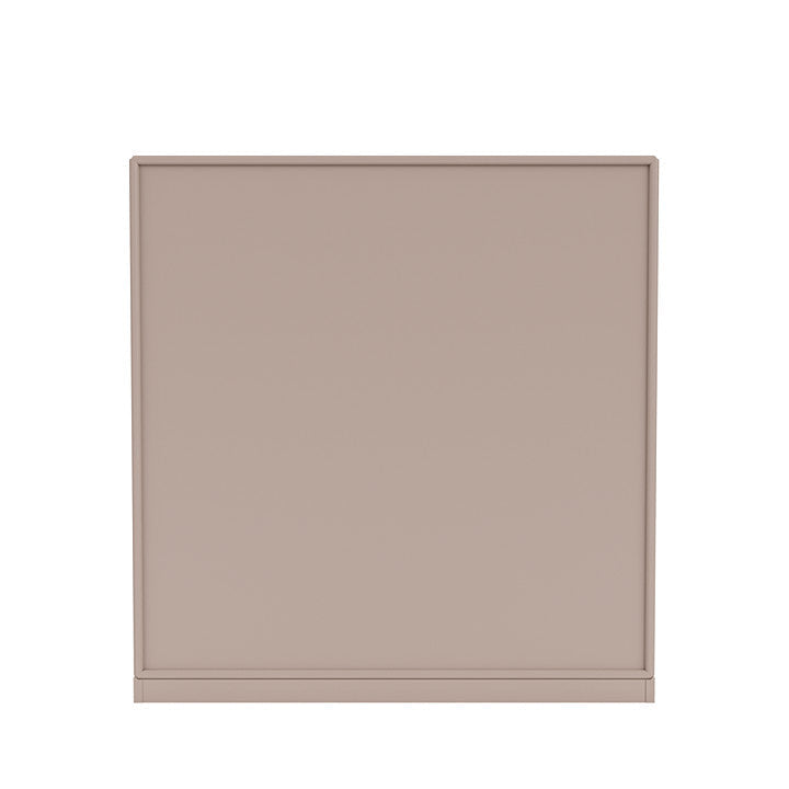 Montana Show bogreol med 3 cm sokkel, svampbrun