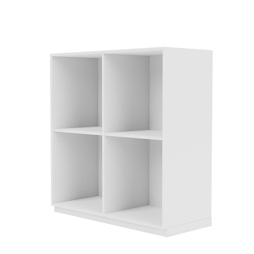 Montana Show -Bücherregal mit 3 cm Sockel, neues Weiß