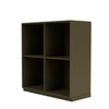 Montana Show Bookcase With 3 Cm Plinth, Oregano Green