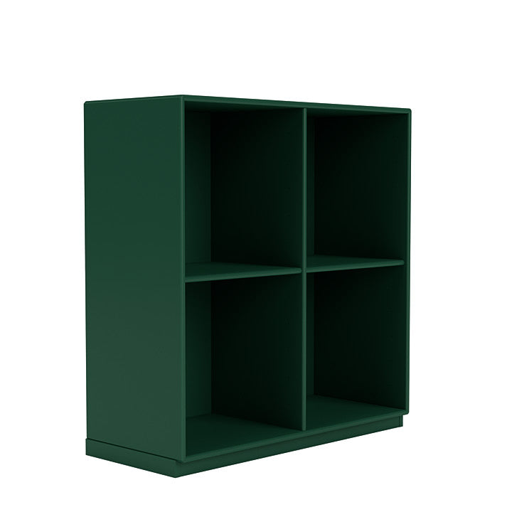 Montana Show Bookcase With 3 Cm Plinth, Pine Green