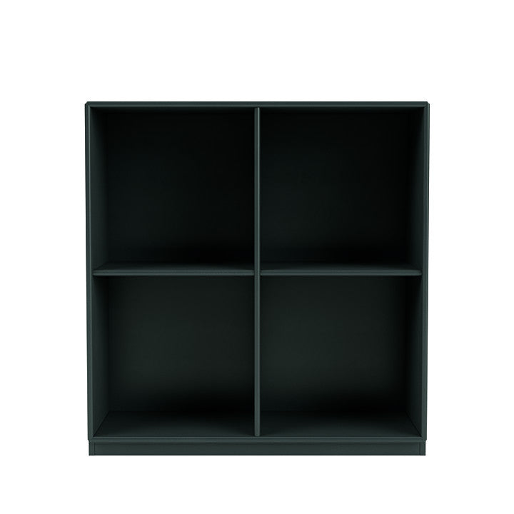 Montana Show boekenkast met 3 cm plint, zwarte jade