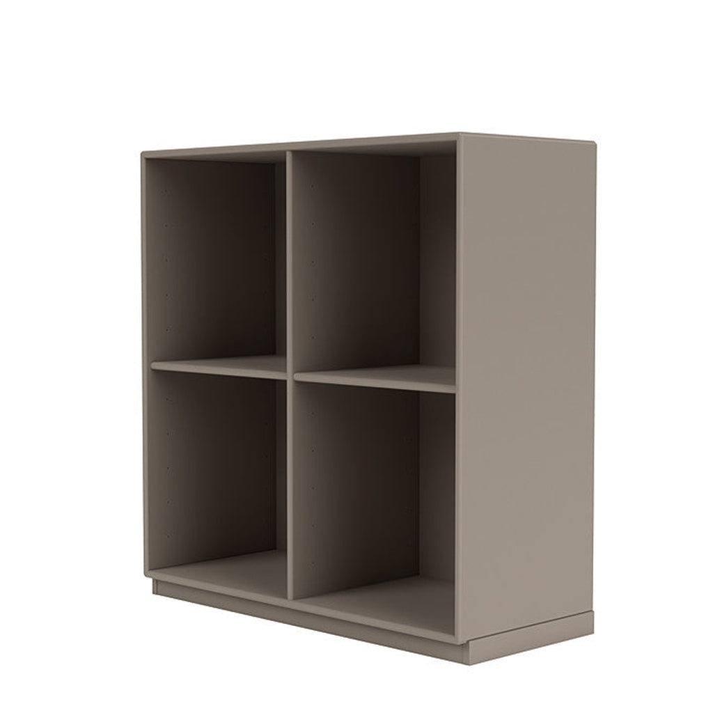 Montana Show Bookcase With 3 Cm Plinth, Truffle Grey