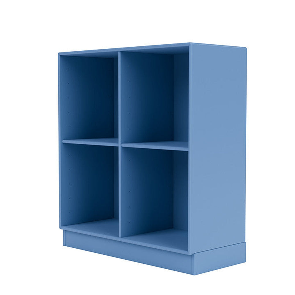 Montana Show Bookcase con zócalo de 7 cm, Azure Blue