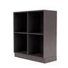 Montana Show boekenkast met 7 cm plint, Coffee Brown