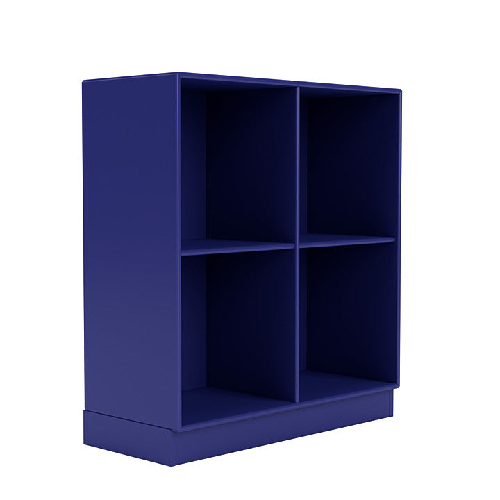 蒙大拿州的表演书柜，带7厘米底座，君主蓝色