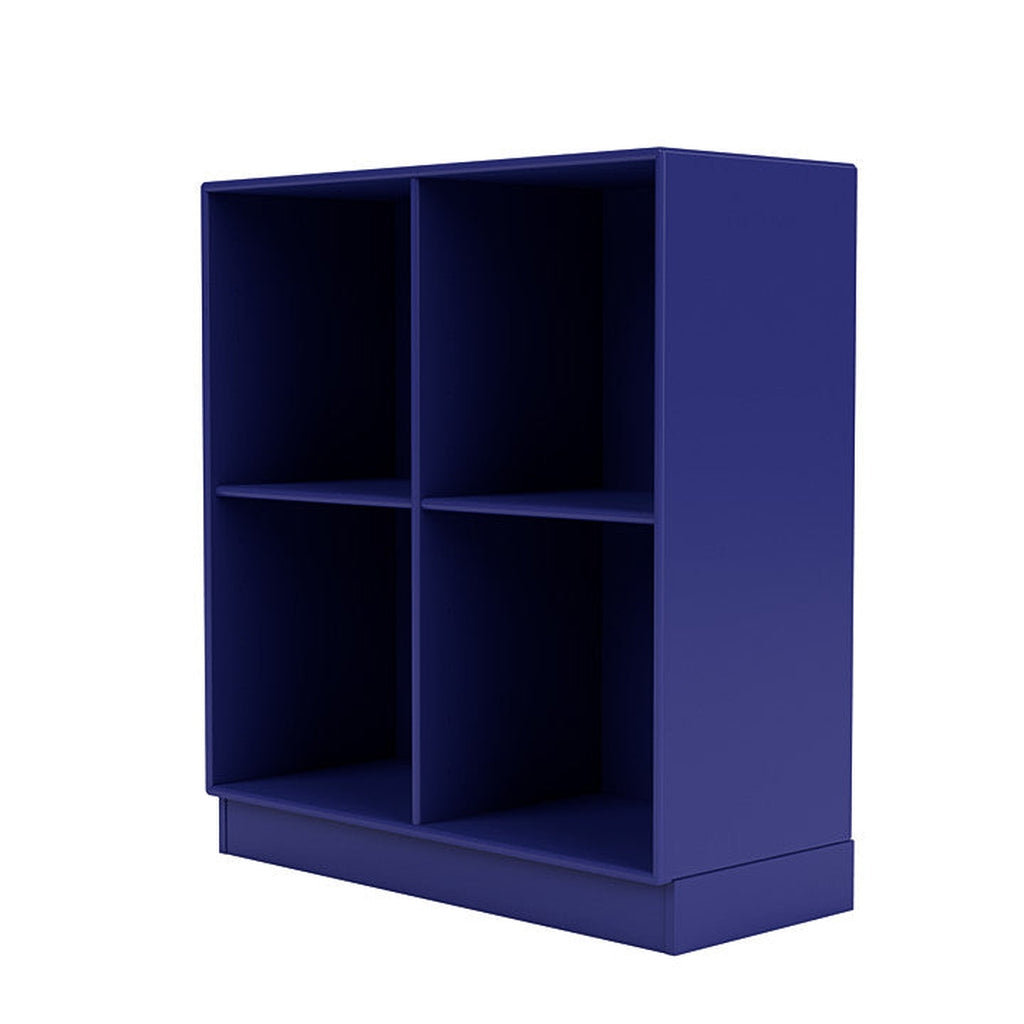 蒙大拿州的表演书柜，带7厘米底座，君主蓝色