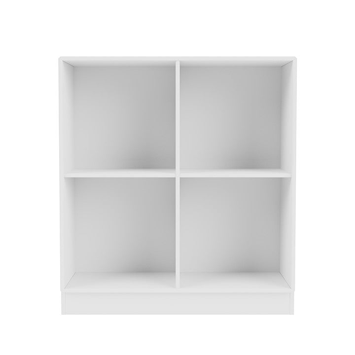 Montana Show -Bücherregal mit 7 cm Sockel, neues Weiß