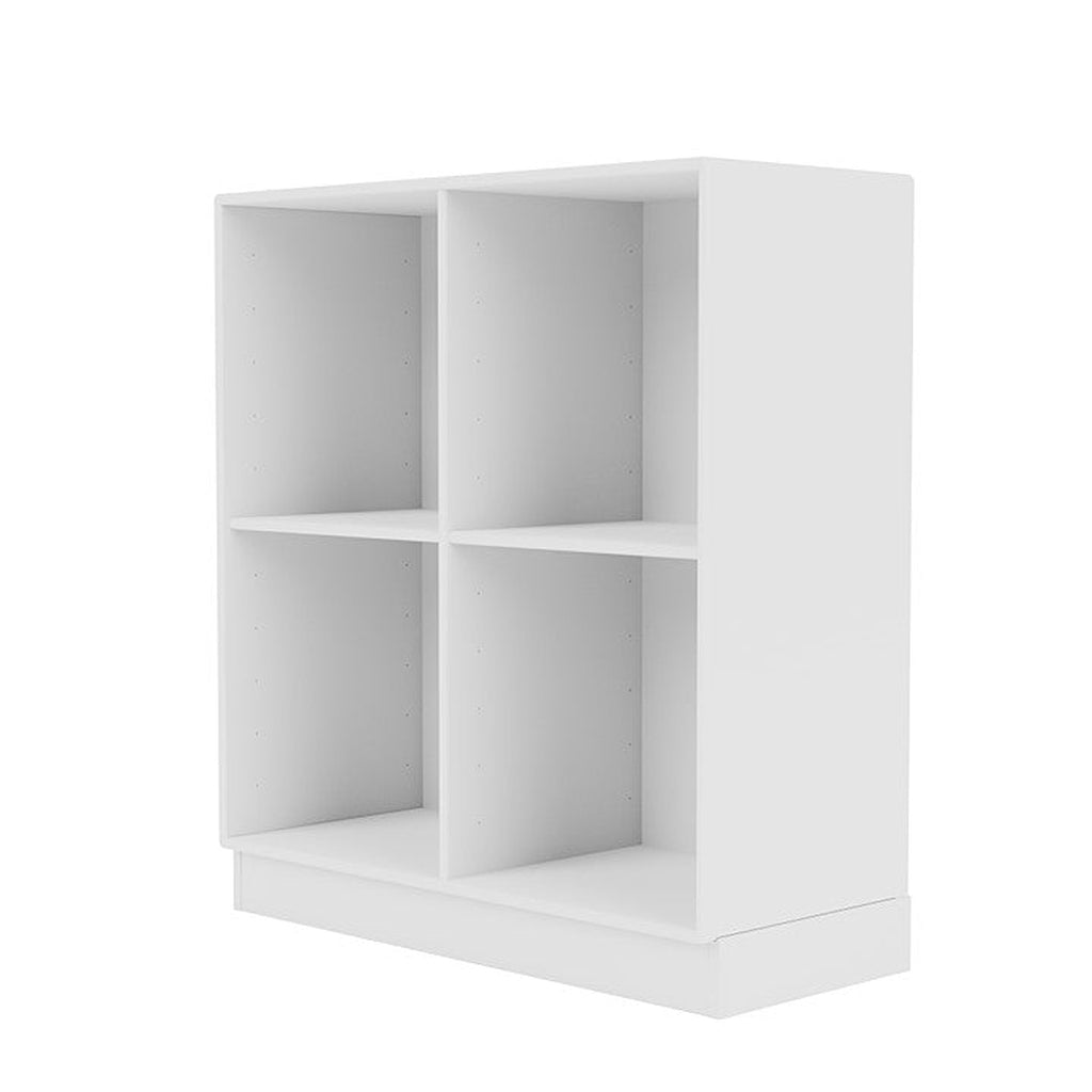 Montana Show Bookcase With 7 Cm Plinth, New White