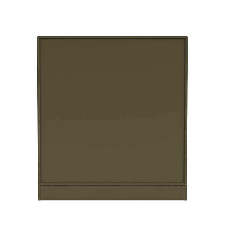 Montana Sýna bókaskáp með 7 cm sökkli, Oregano Green