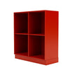 Montana Show boekenkast met 7 cm plint, rosehip rood