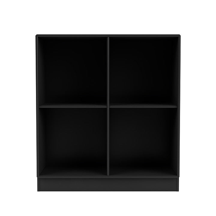 Librería Montana Show con zócalo de 7 cm, negro
