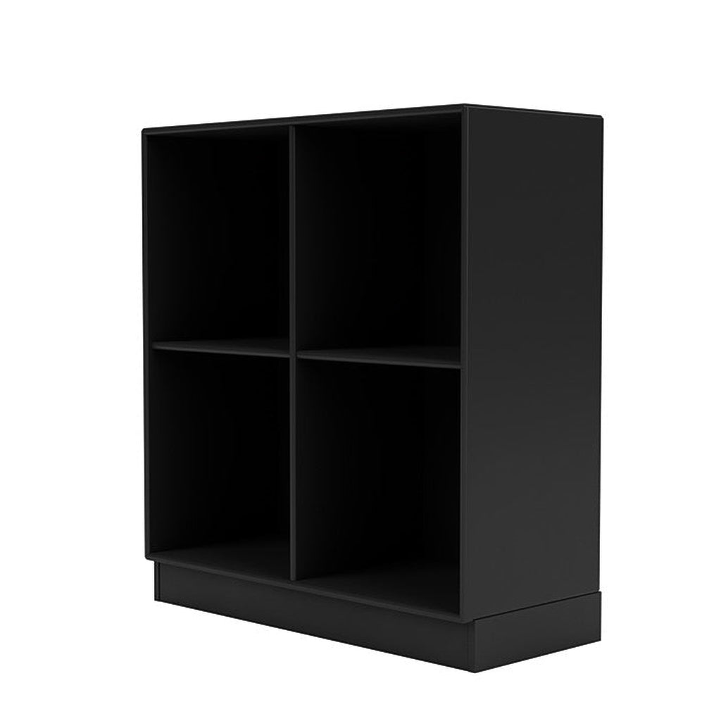 Montana Show boekenkast met 7 cm plint, zwart