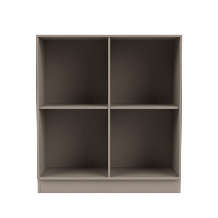 Montana Show Bookcase With 7 Cm Plinth, Truffle Grey