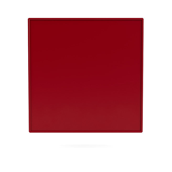 Montana Show bokhylla med upphängningsskena, rödbetor röd