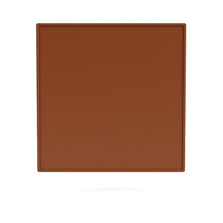 Montana Show bokhylla med upphängningsskena, hasselnötbrunt