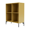 Montana Show Bookcase With Legs, Cumin/Black