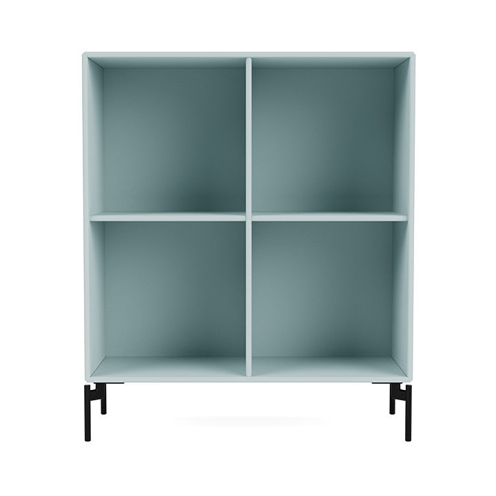 Montana Show Bookcase With Legs, Flint/Black