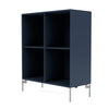 Montana Show boekenkast met benen, Juniper/Matt Chrome