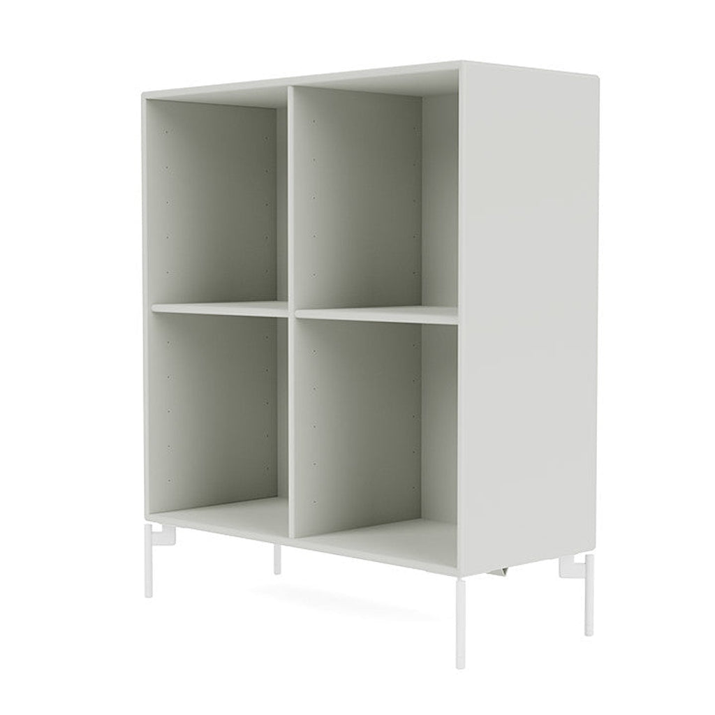Montana Show Bookcase With Legs, Nordic/Snow White