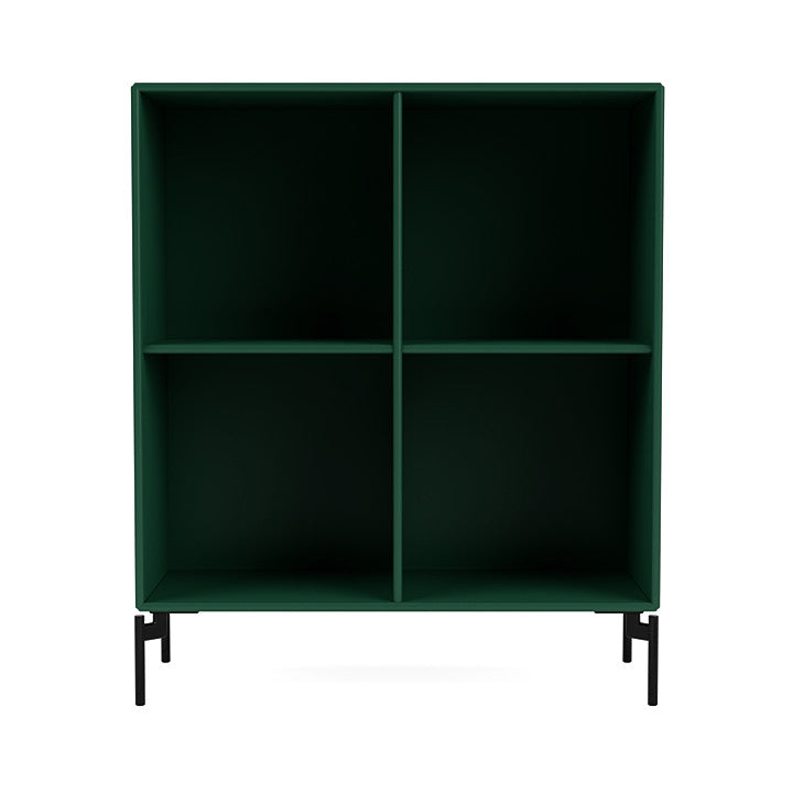 Montana Show Bookcase With Legs, Pine/Black