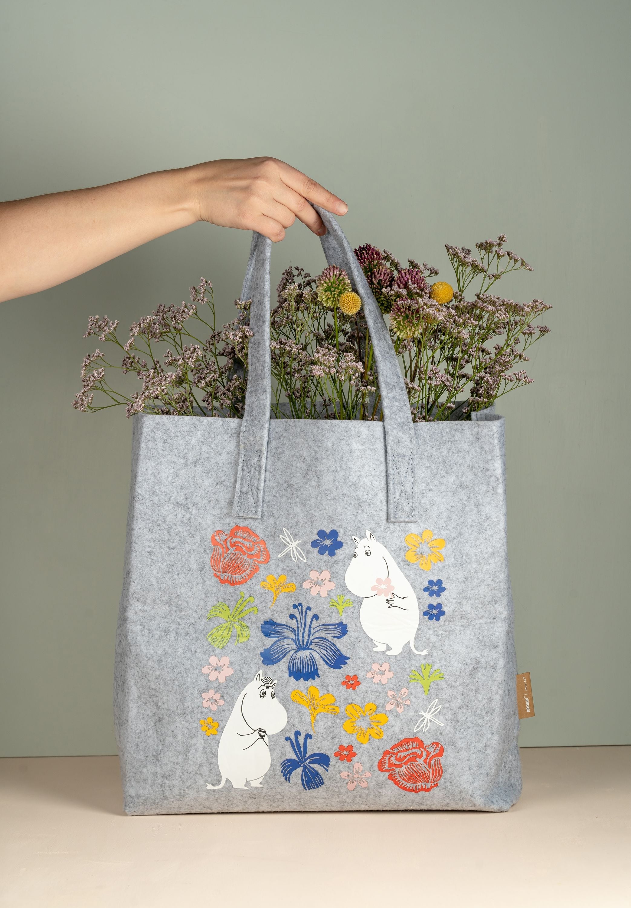 Muurla Moomin Tote Bag blomster
