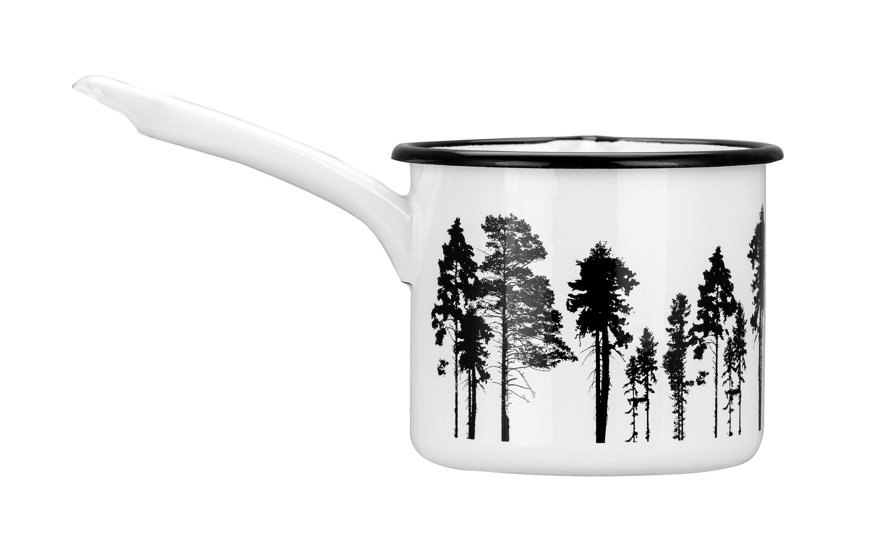 Casseruola di smalto nordico Muurla la foresta