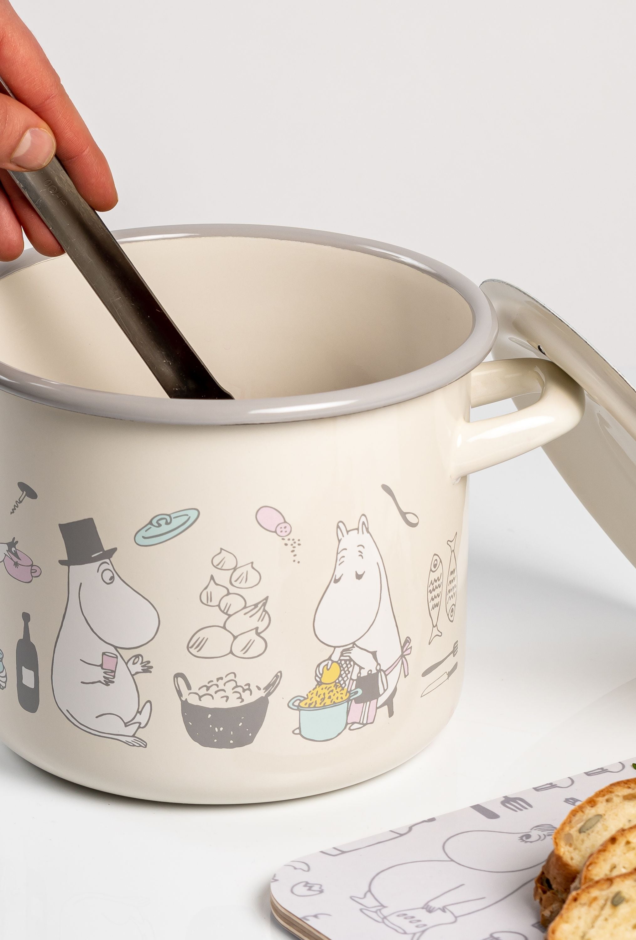 Muurla Moomin Bon Appétit Pot émail avec couvercle