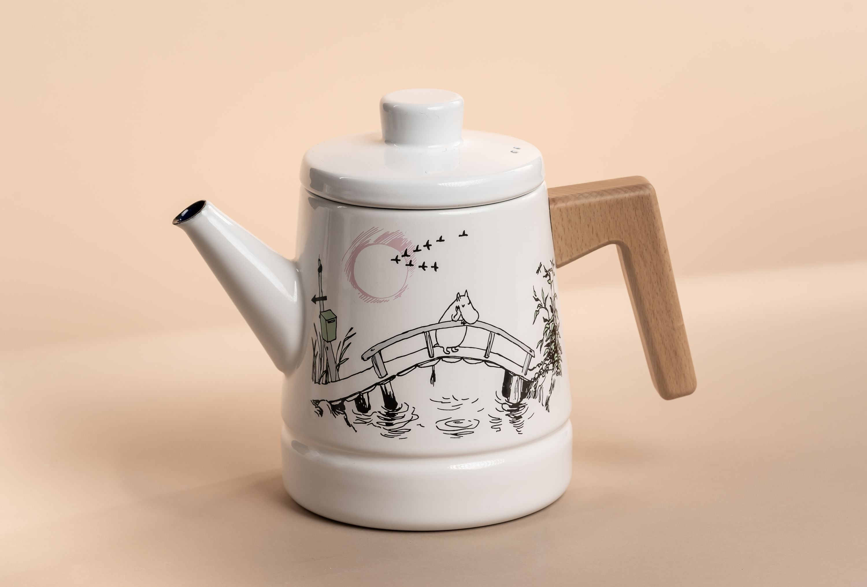 Muurla Moomin Originale Emaille Kaffeekanne vermisst dich