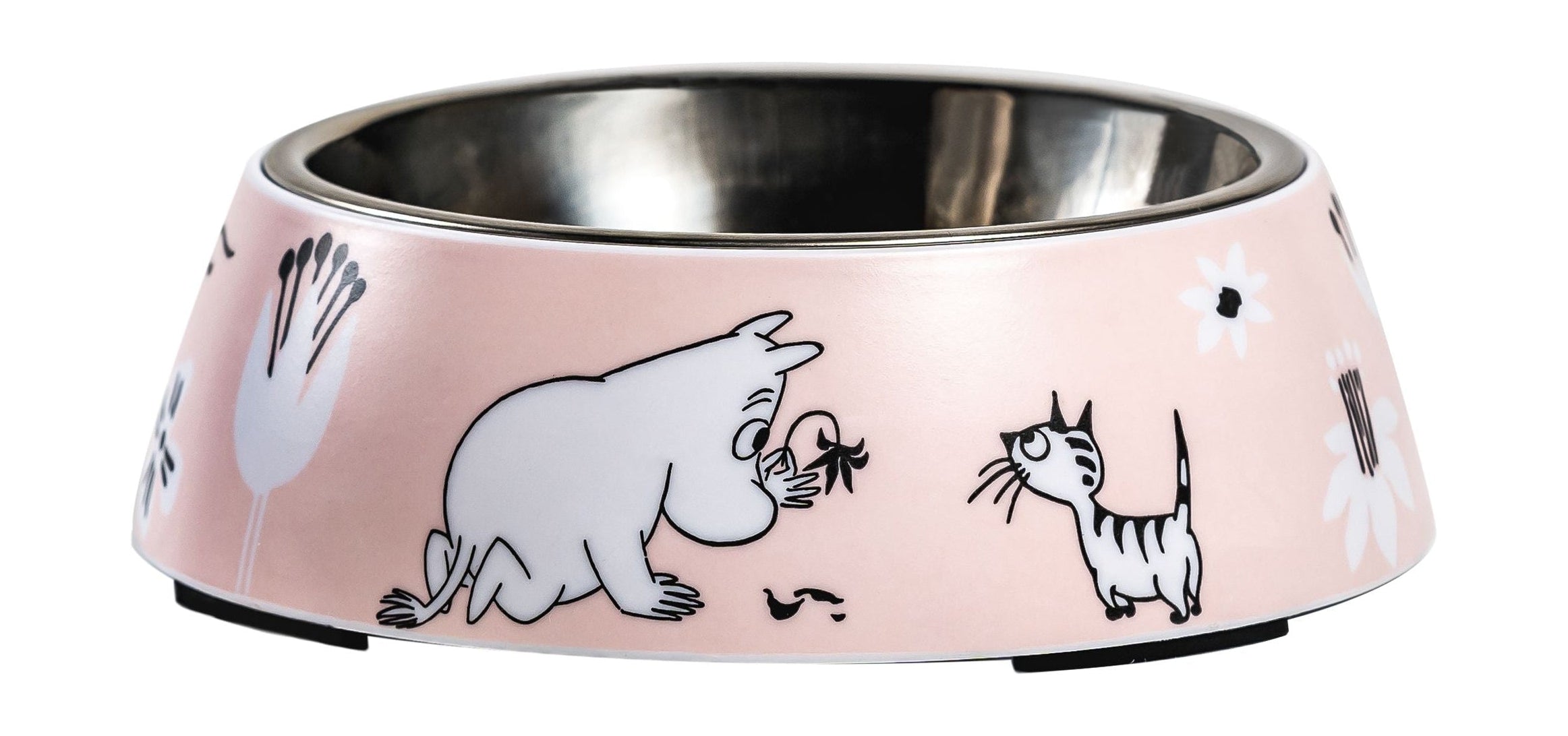 Muurla Moomin Pets Food Bowl S, rosa