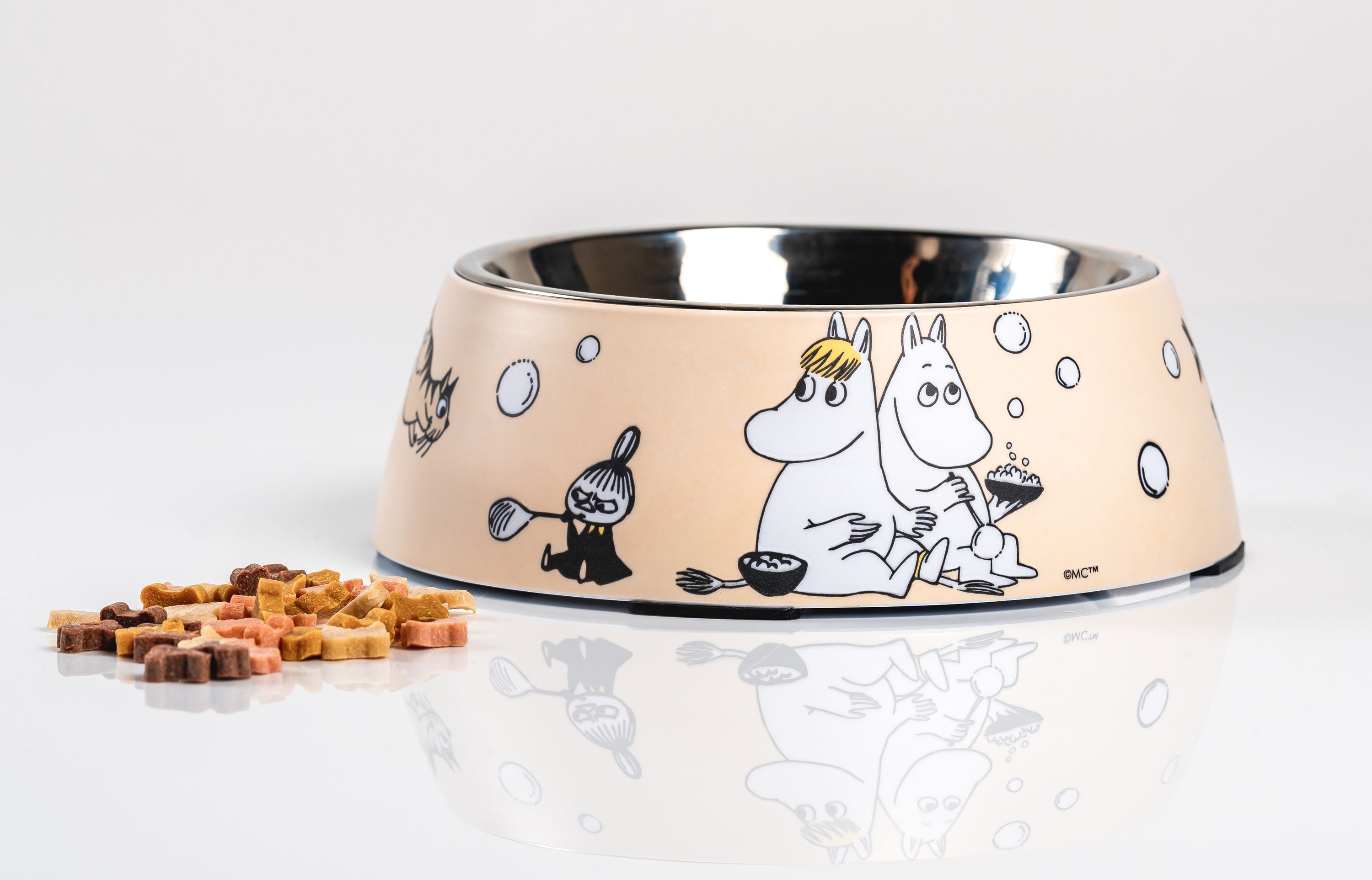 Muurla Moomin Pets Food Bowl M, Beige